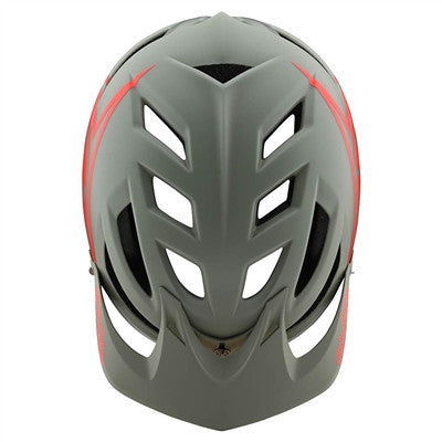 Troy Lee Designs Youth A1 MIPS Cycling Helmet - Classic Orange/Grey
