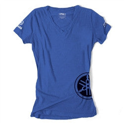 Factory Effex Yamaha Womens Fork Tee - Blue