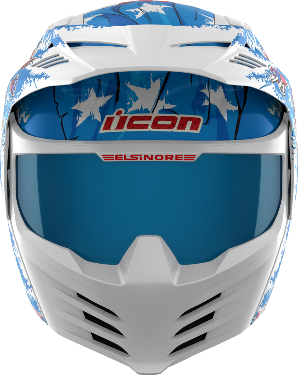 ICON Elsinore Helmet American Basstard Blue