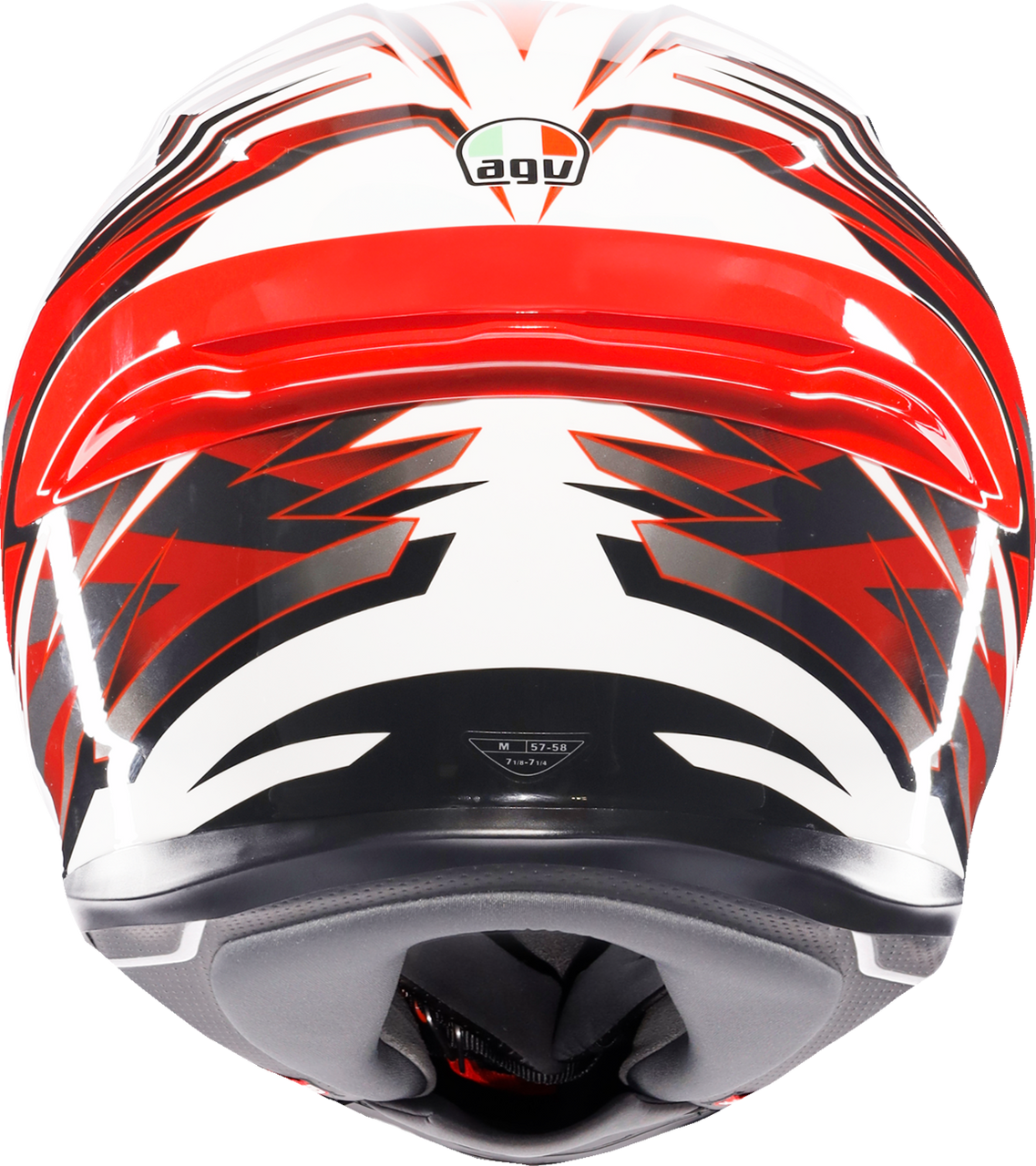 AGV K6 S Full Face Helmet Reeval White/Red/Gray