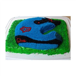 Smooth Industries Helmet Cake Mold - Red
