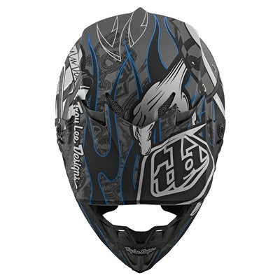 Troy Lee Designs SE4 Visor - Eyeball Black/Silver
