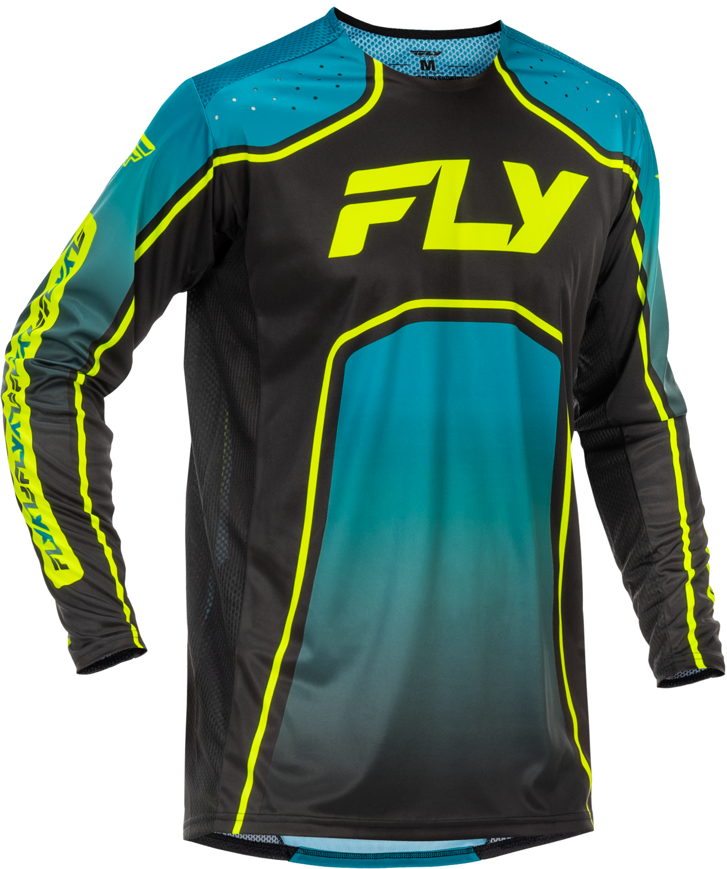 FLY Racing 2026 Youth Rayce Bicycle Teal/Black/Lime Jersey Pant Combo