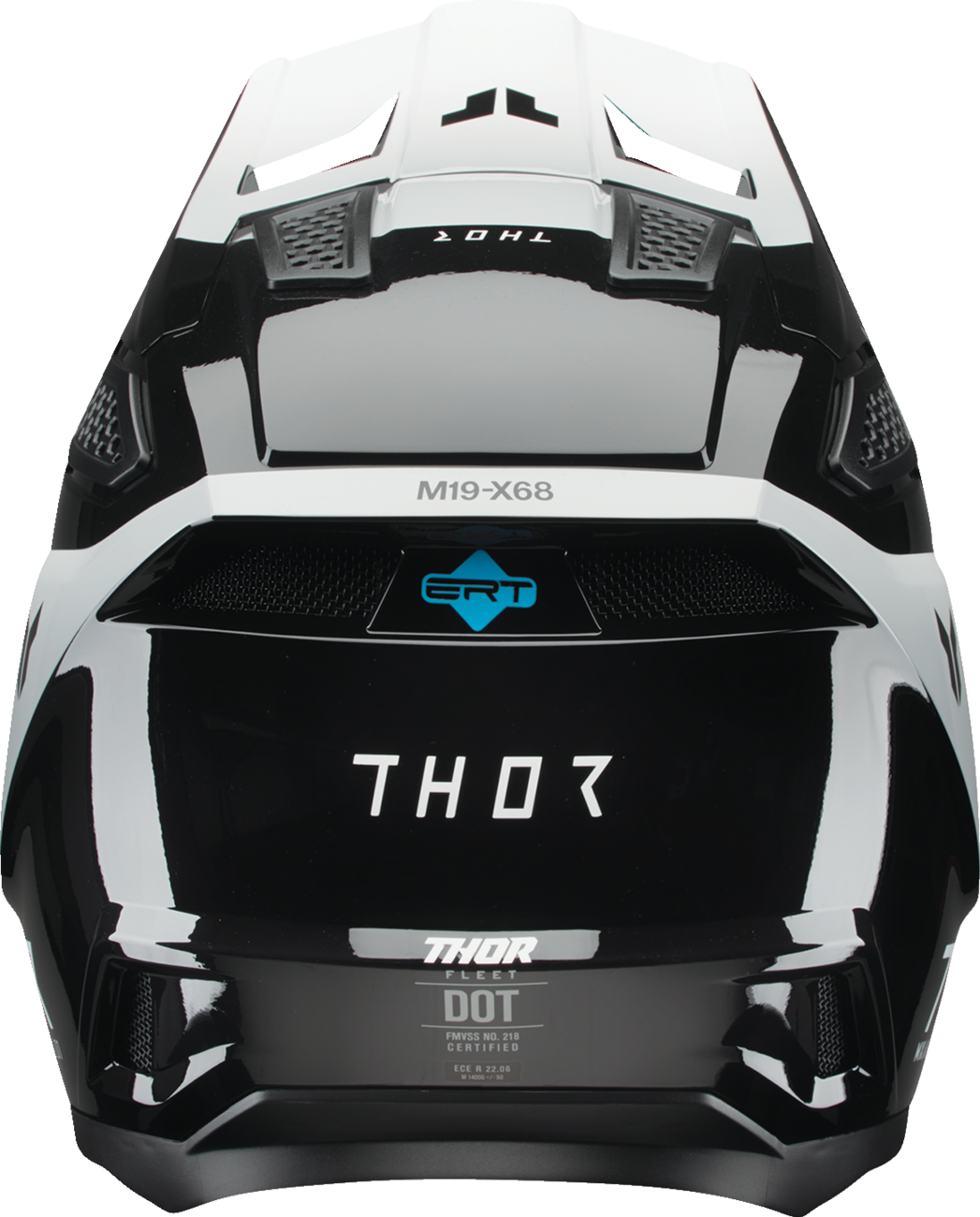 Thor Fleet Helmet Storm Black/White