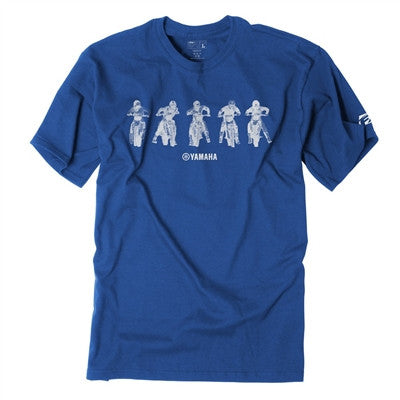 Factory Effex Youth Yamaha Lineup T-Shirt - Royal