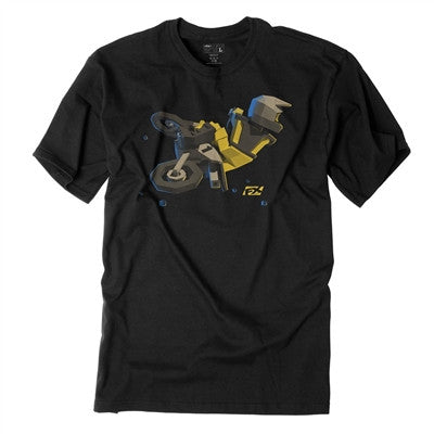 Factory Effex Youth Moto Kids T-Shirt - Yellow