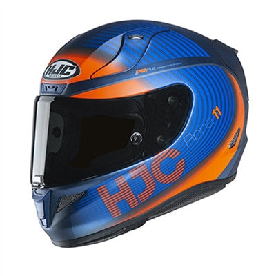 blue hjc open face motorcycle helmet HJC RPHA-11 Pro Bine MC-27SF Full Face Helmet Blue/Orange available at  Motocross Giant – Motocrossgiant