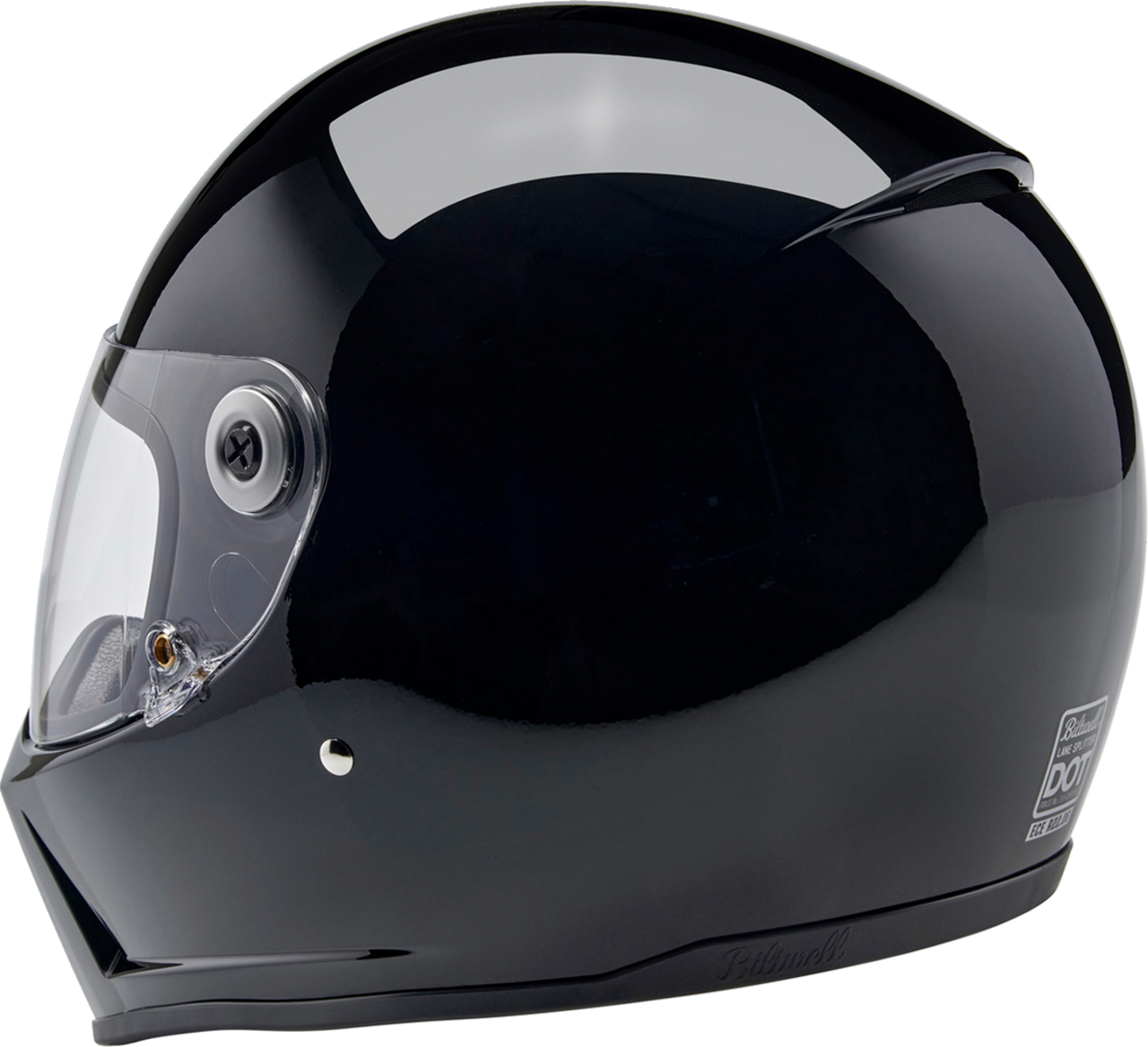 Biltwell Lane Splitter Full Face Helmet Gloss Black
