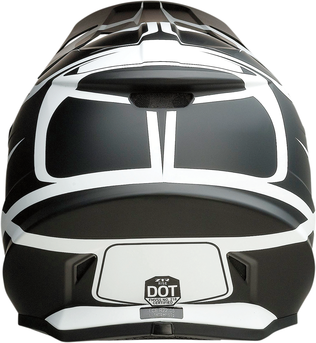 Z1R Rise Flame Offroad Helmet Black