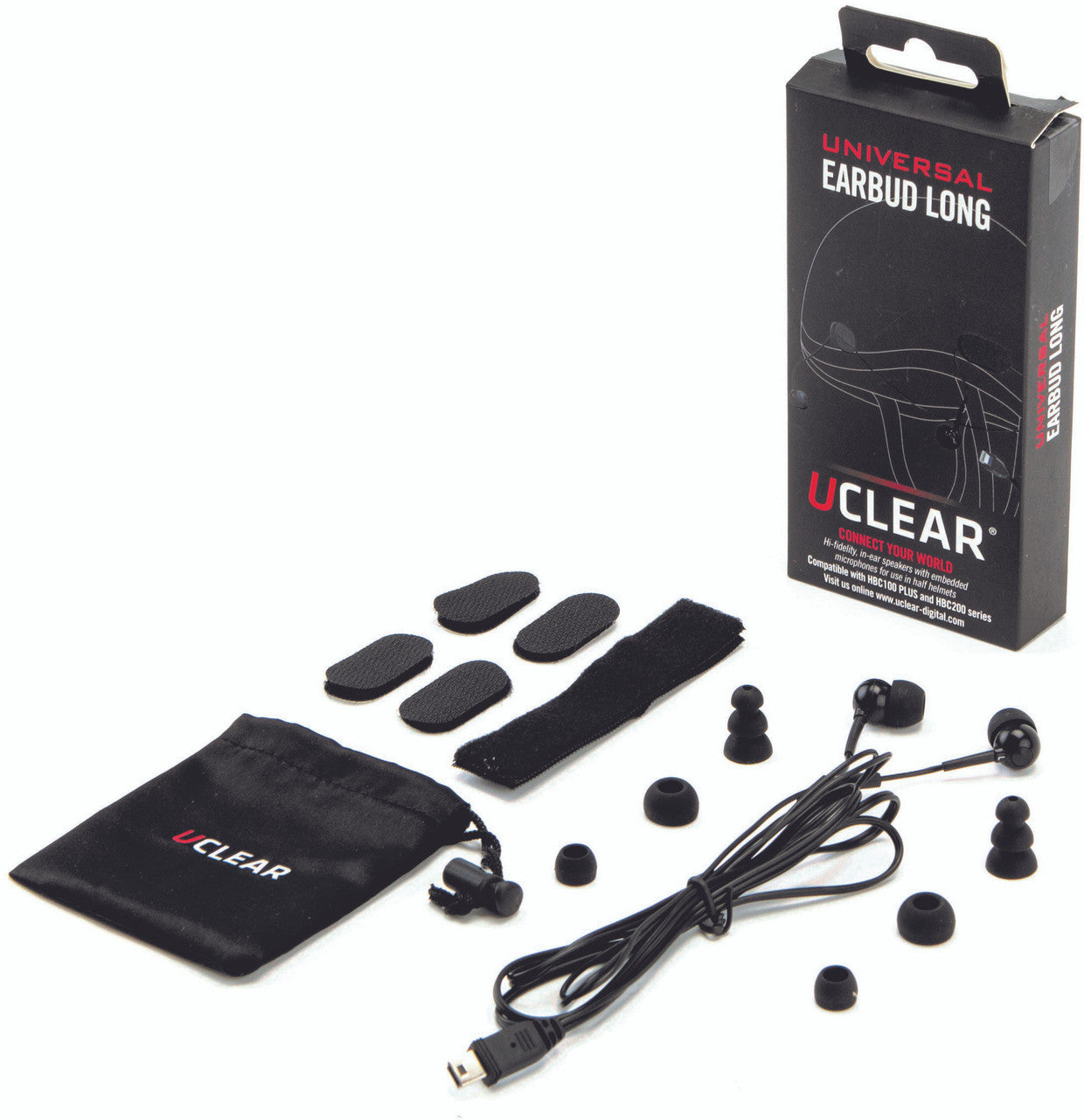 UCLEAR Half Helmet Earbuds For HBC and AMP Series