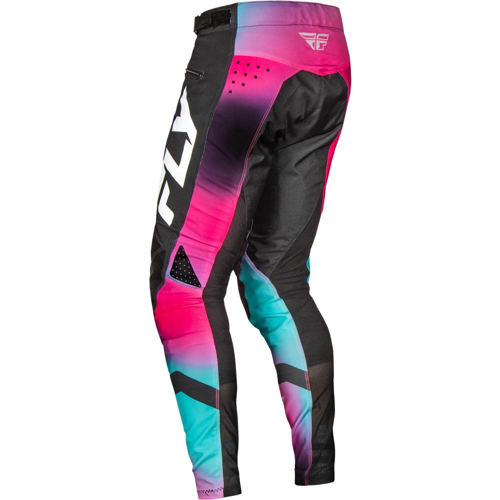 FLY Racing 2025 Youth Rayce Bicycle Jersey Pant Combo Fuschia/Black/Teal