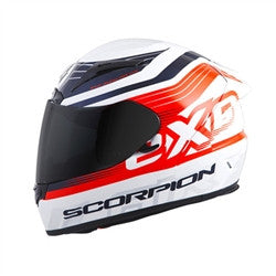Scorpion 2017 EXO-R2000 Fortis Full Face Helmet - White/Orange