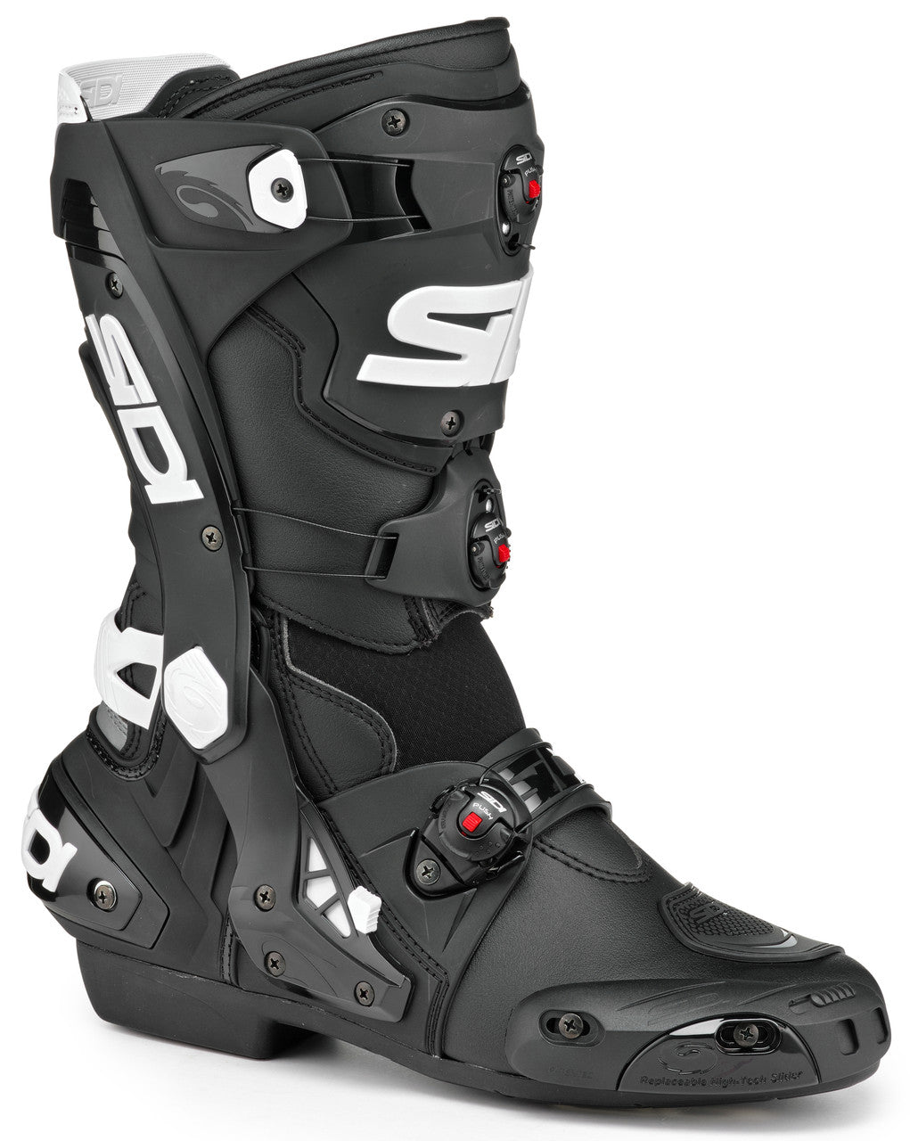 Sidi Rex Street Racing Boots Black/White