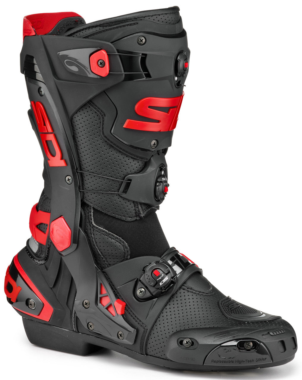 Sidi Rex Air Street Racing Boots Black/Red
