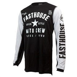 Fasthouse Speed Style Air Cooled Moto Jersey - Black - Small