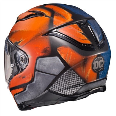 HJC F70 DC Comics Deathstroke MC-27SF Modular Helmet - Orange/Blue