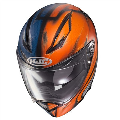 HJC F70 DC Comics Deathstroke MC-27SF Modular Helmet - Orange/Blue