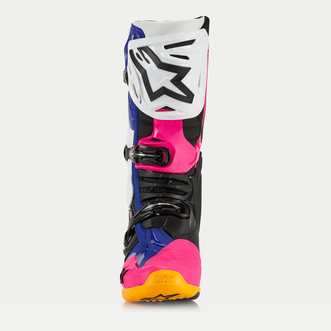 Alpinestars Limited Edition Coast Tech 10 Boots - White/Dark Blue/Pink Fluo