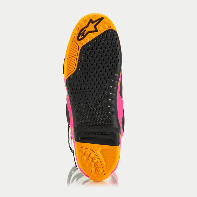 Alpinestars Limited Edition Coast Tech 10 Boots - White/Dark Blue/Pink Fluo