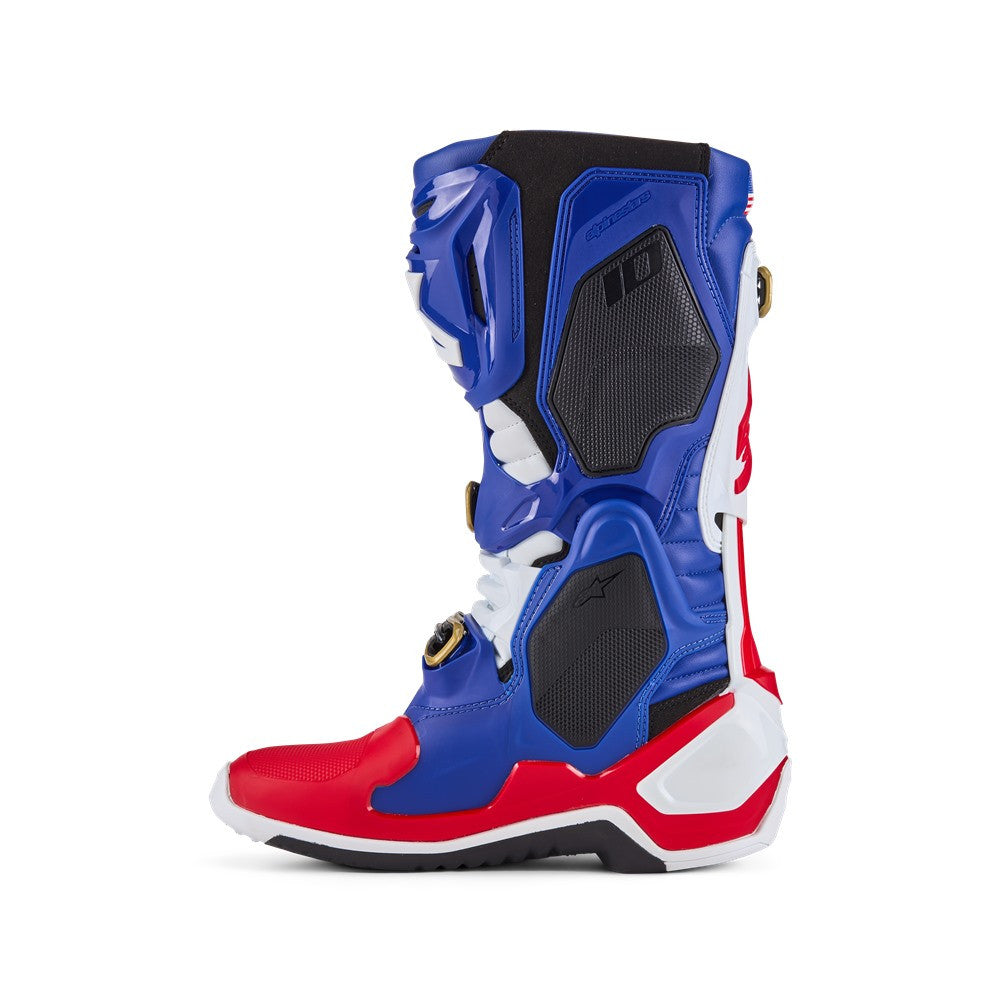 Alpinestars Limited Edition Union Tech 10 Boots - Red/Dark Blue/White