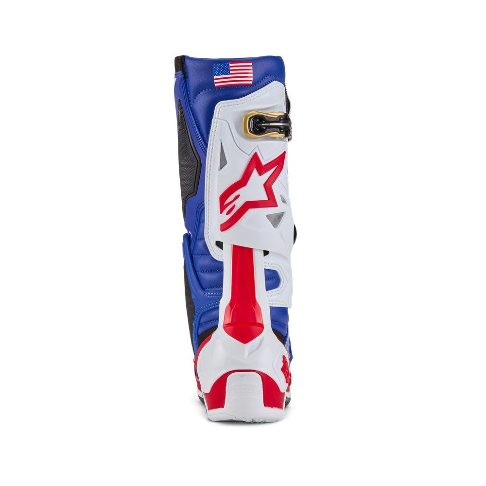 Alpinestars Limited Edition Union Tech 10 Boots - Red/Dark Blue/White