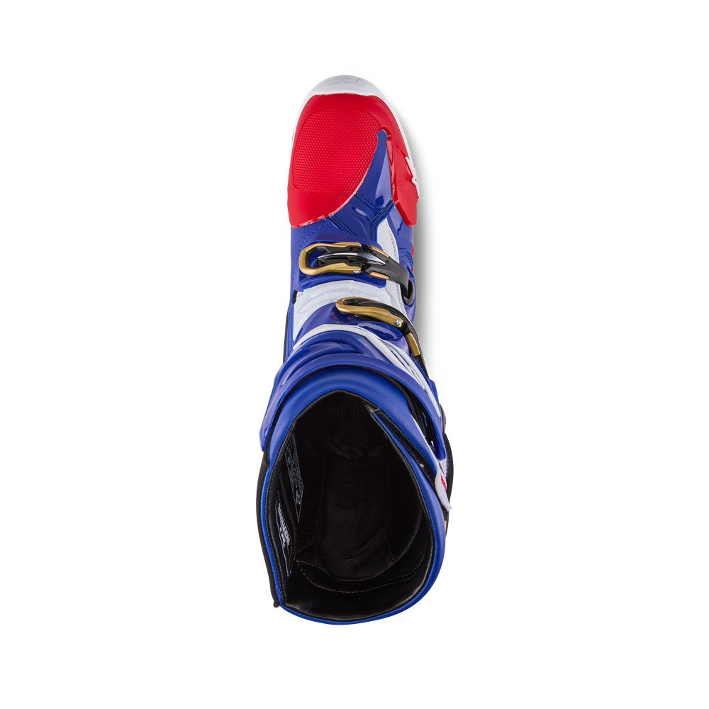 Alpinestars Limited Edition Union Tech 10 Boots - Red/Dark Blue/White