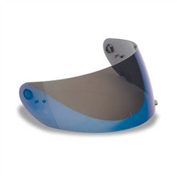 Bell 2017 Click Release Shield - Light Blue Iridium