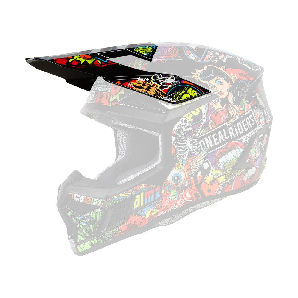 O'Neal 2025 3 Series Crank Replacement Helmet Visor Multi