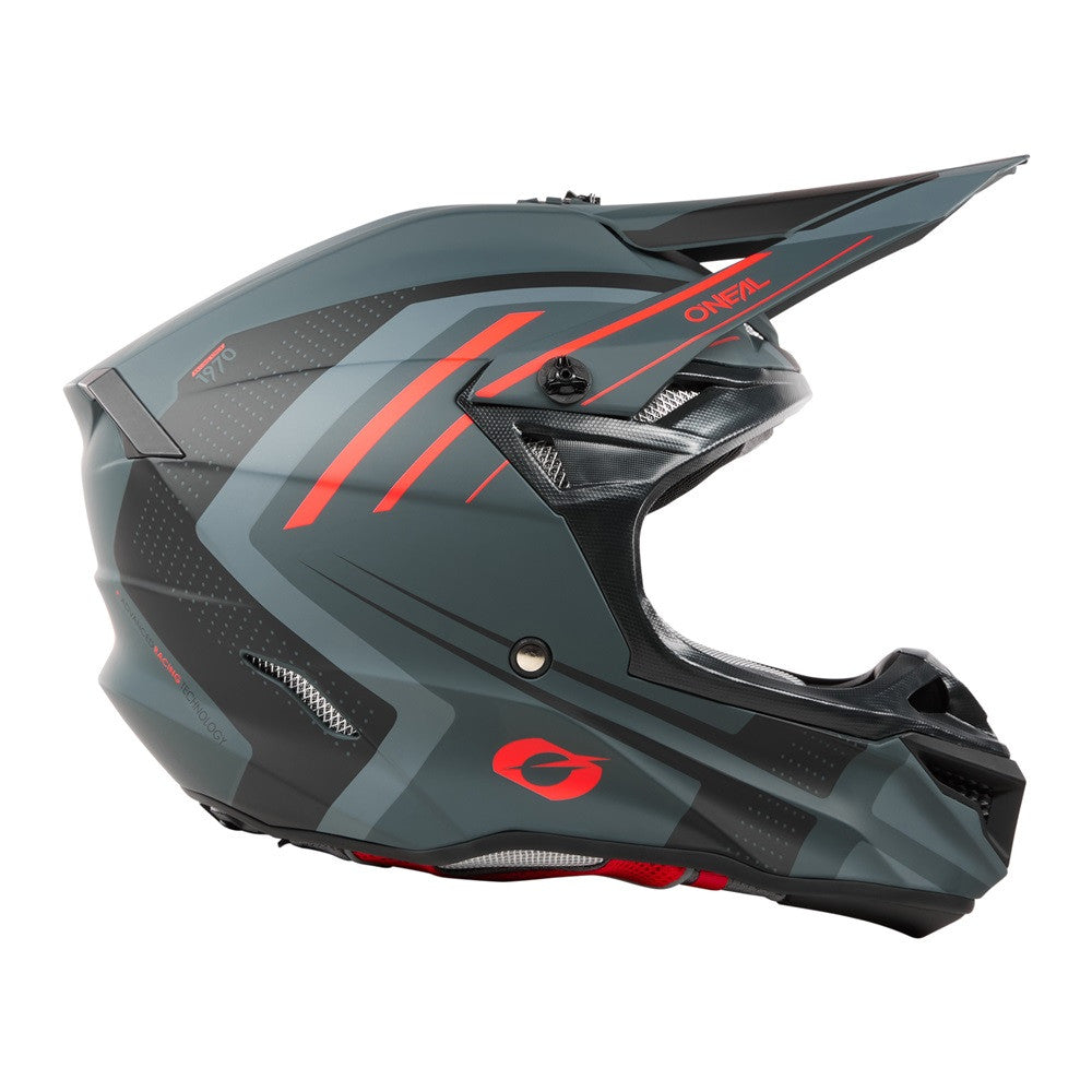 O'Neal 2025 5 Series Spike Helmet Gray/Red