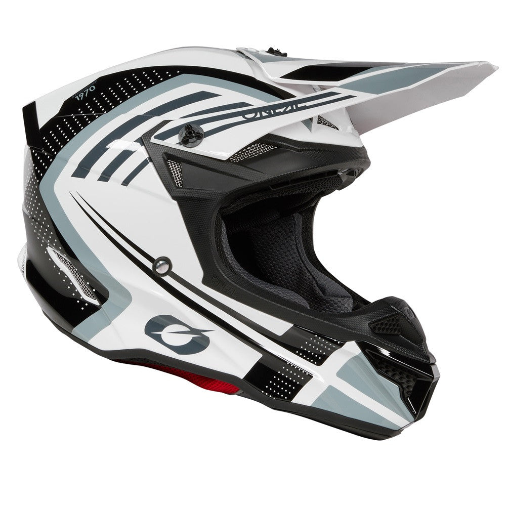 O'Neal 2025 5 Series Spike Helmet White/Black