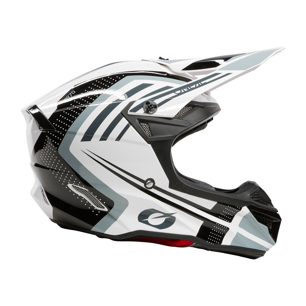 O'Neal 2025 5 Series Spike Helmet White/Black