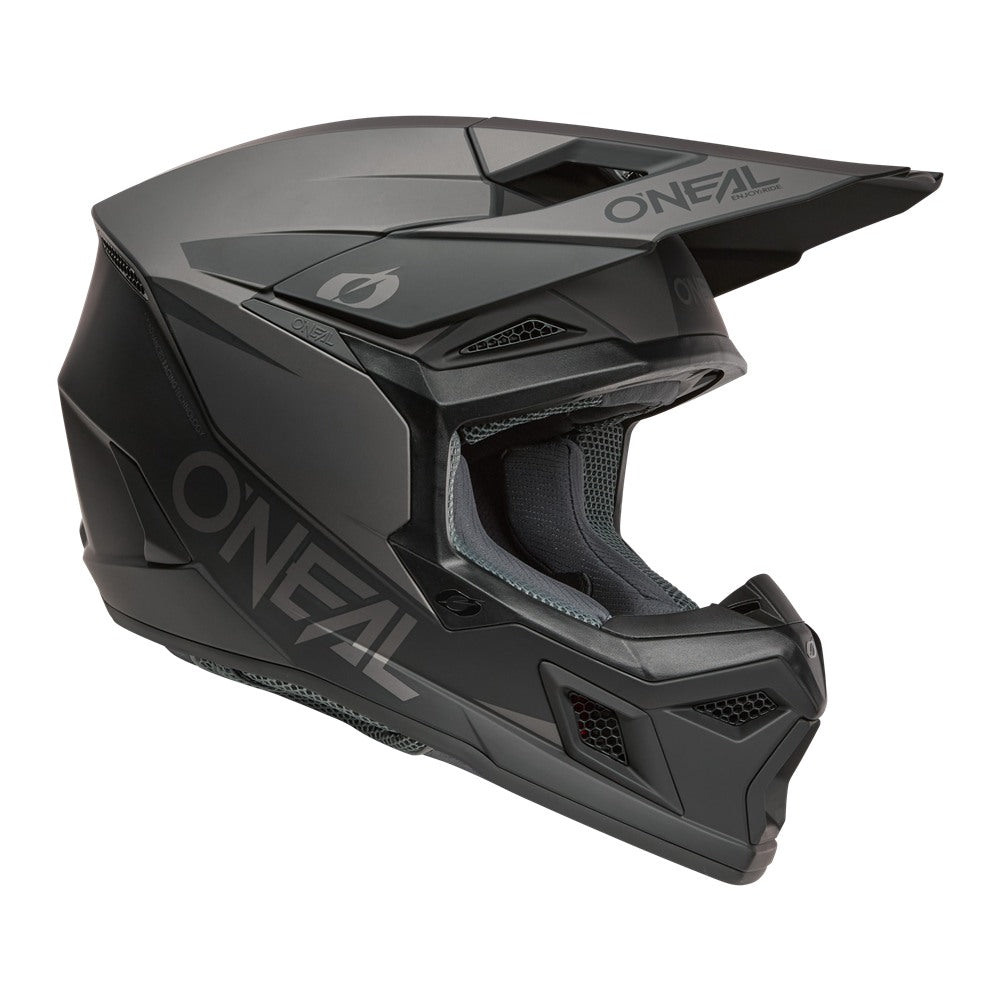 O'NEAL 2026 3 SRS Helmet Solid Black/Gray