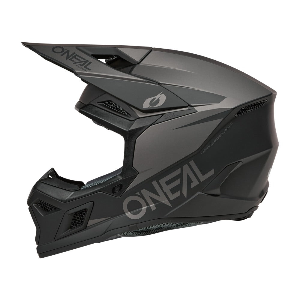 O'NEAL 2026 3 SRS Helmet Solid Black/Gray