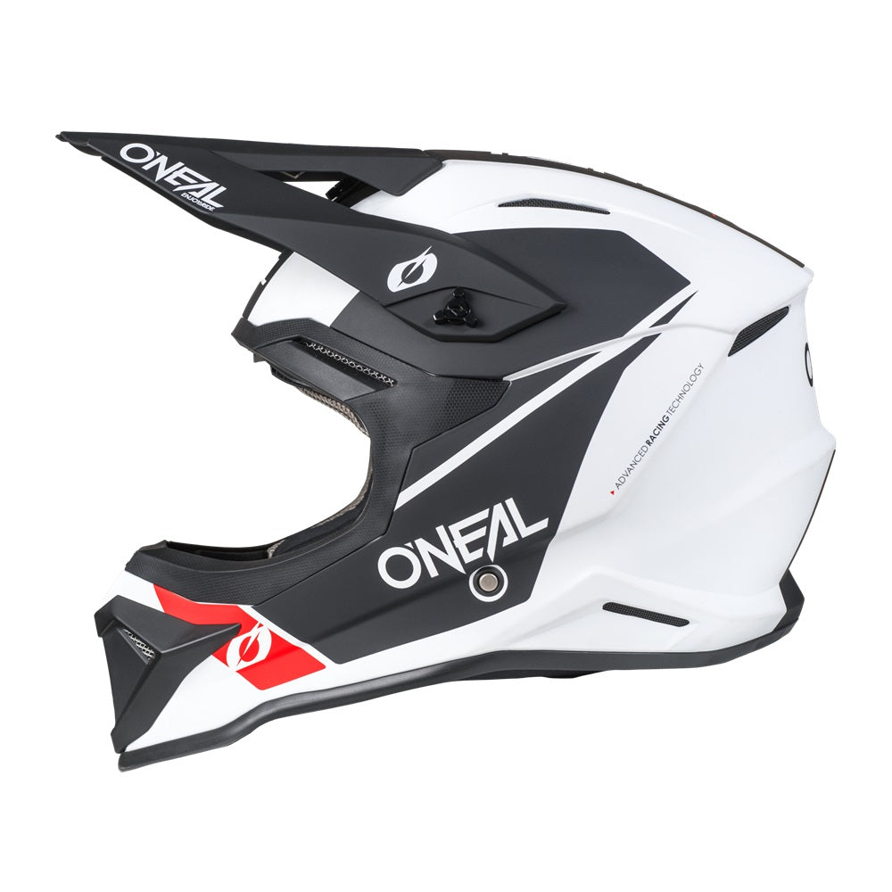 O'NEAL 2026 4 SRS Helmet Race White/Black