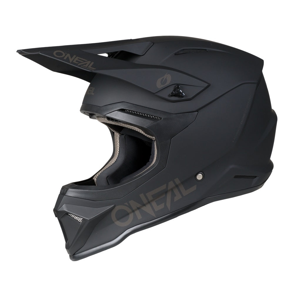 O'NEAL 2026 4 SRS Helmet Solid Black/Gray