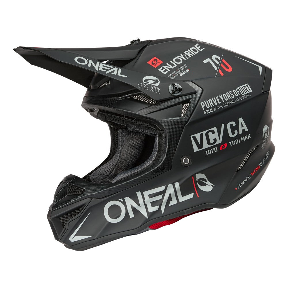 O'NEAL 2026 5 SRS Helmet Brand Black/Gray