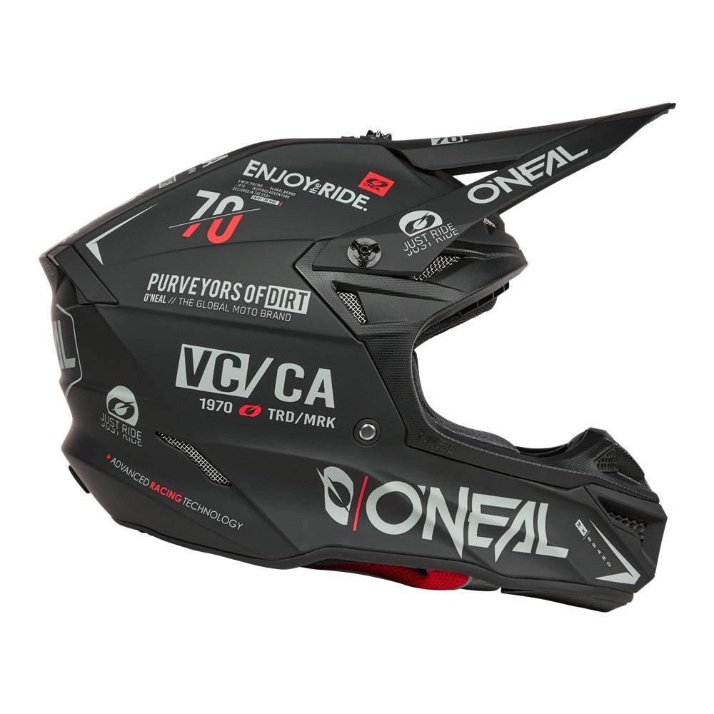 O'NEAL 2026 5 SRS Helmet Brand Black/Gray
