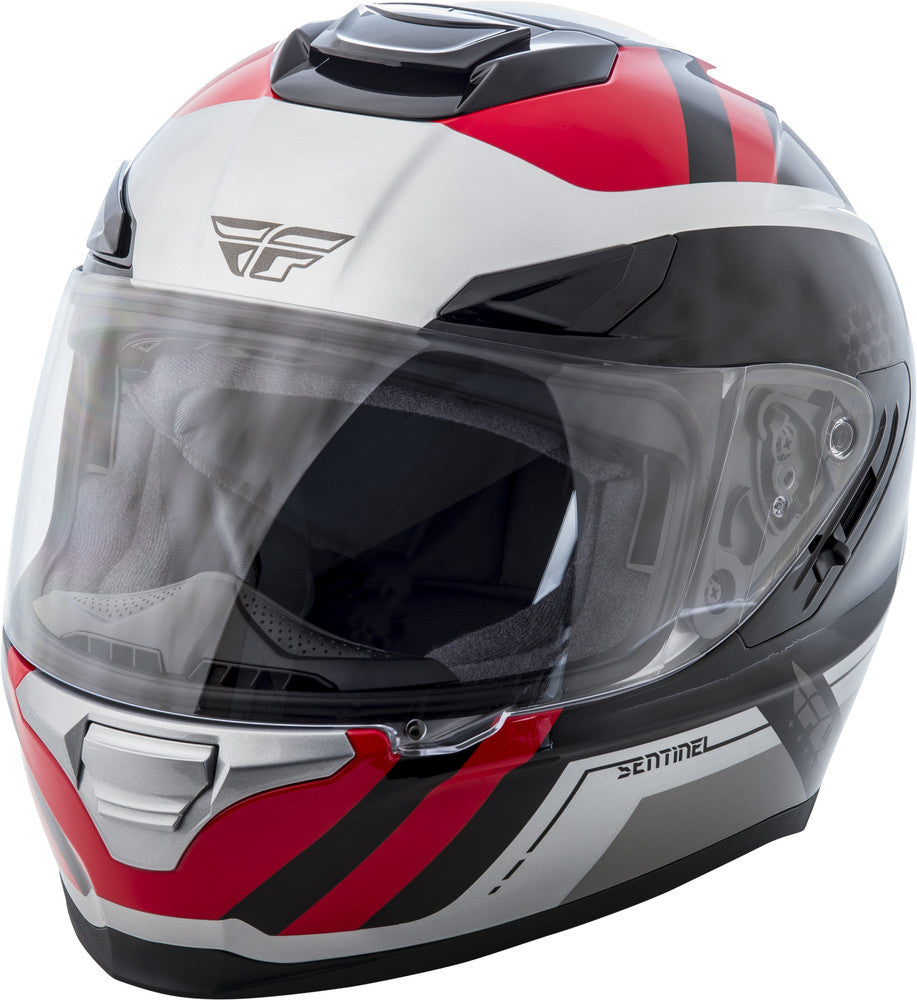 FLY Racing 2017 Mesh Graphic Sentinel Full Face Helmet - Grey/Red