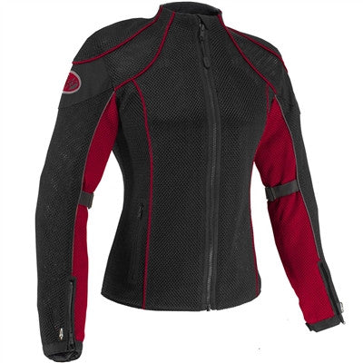 Joe Rocket Womens Majestic Jacket - Red/Black