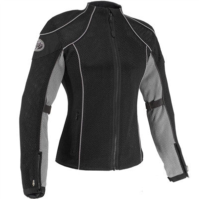Joe Rocket Womens Majestic Jacket - Silver/Black