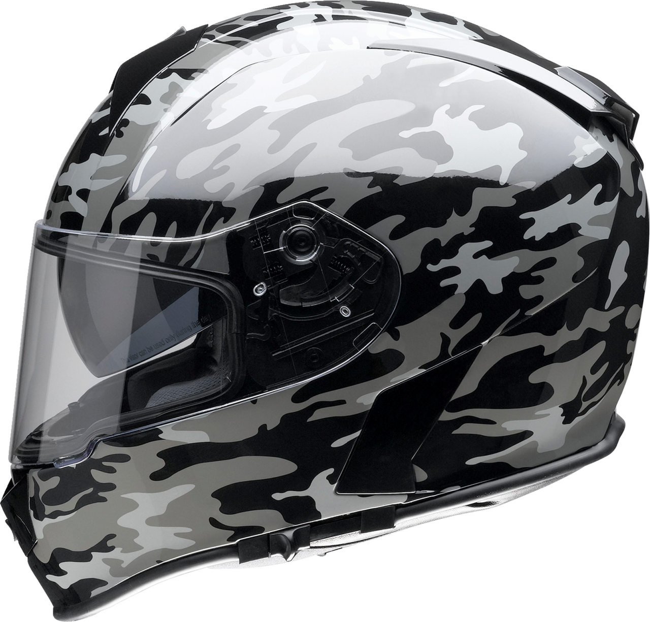 Z1R Warrant Camo Full Face Helmet Black/Gray