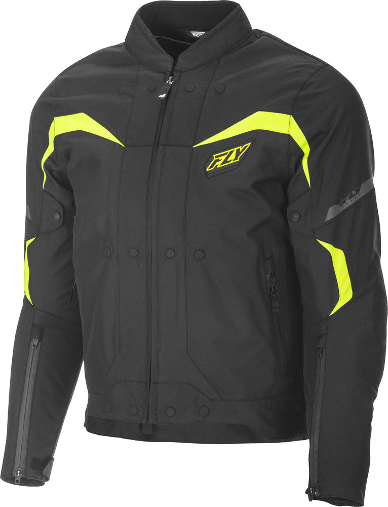 FLY Racing Butane Motorcycle Jacket - Black/Hi-Vis