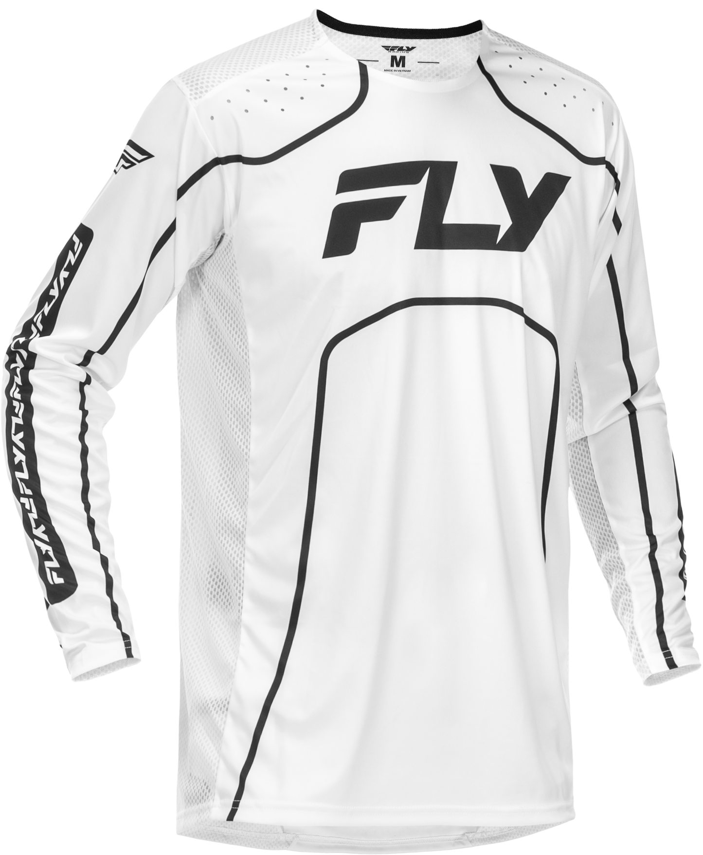 FLY Racing 2026 Youth Rayce Bicycle White/Black Jersey Pant Combo