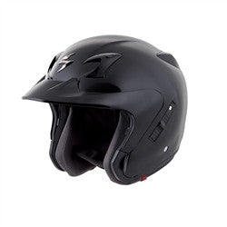 Scorpion 2017 EXO-CT220 Open Face Helmet - Solid Black