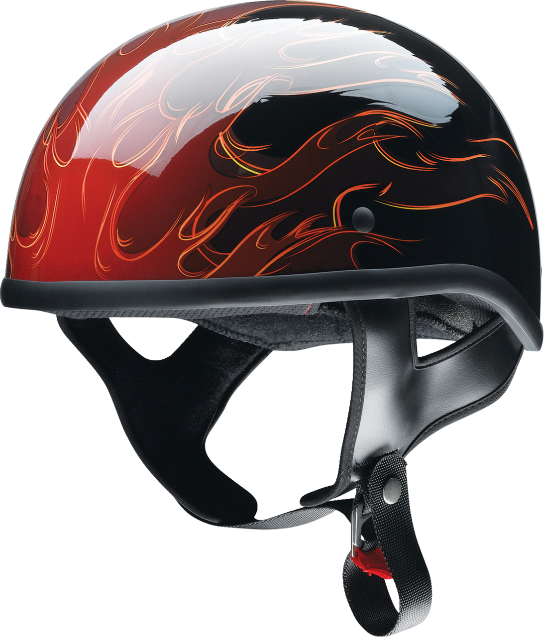 Z1R CC Beanie Hellfire Half Helmet Red