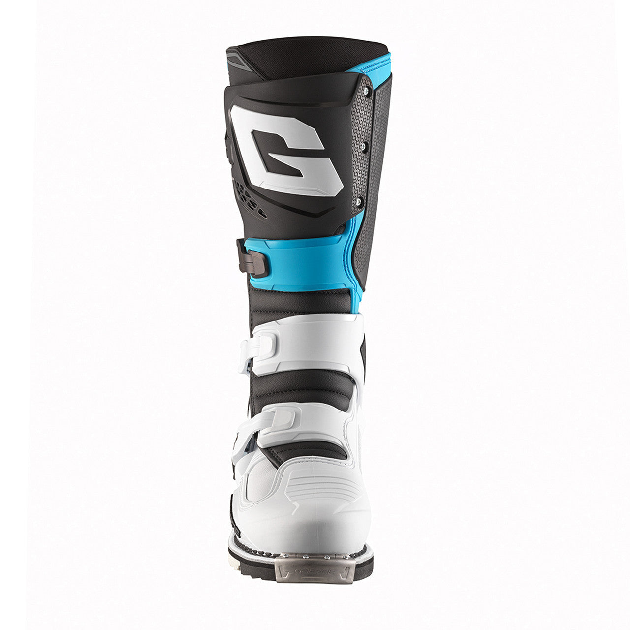 Gaerne SG22 Offroad Boots White/Black/Light Blue LE