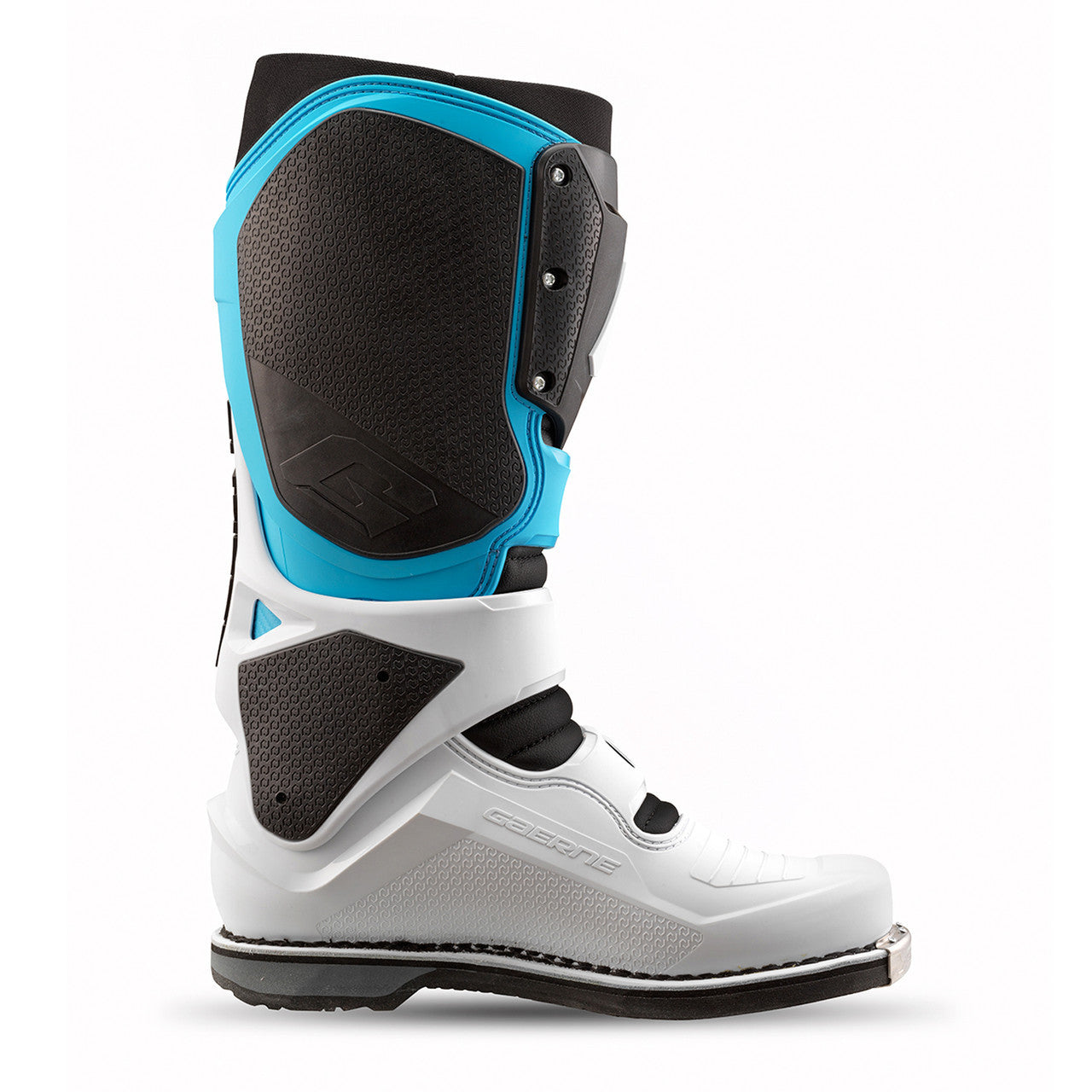 Gaerne SG22 Offroad Boots White/Black/Light Blue LE