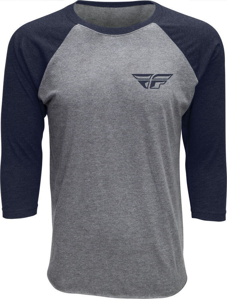 FLY Racing Art 3/4 Sleeve Tee - Navy