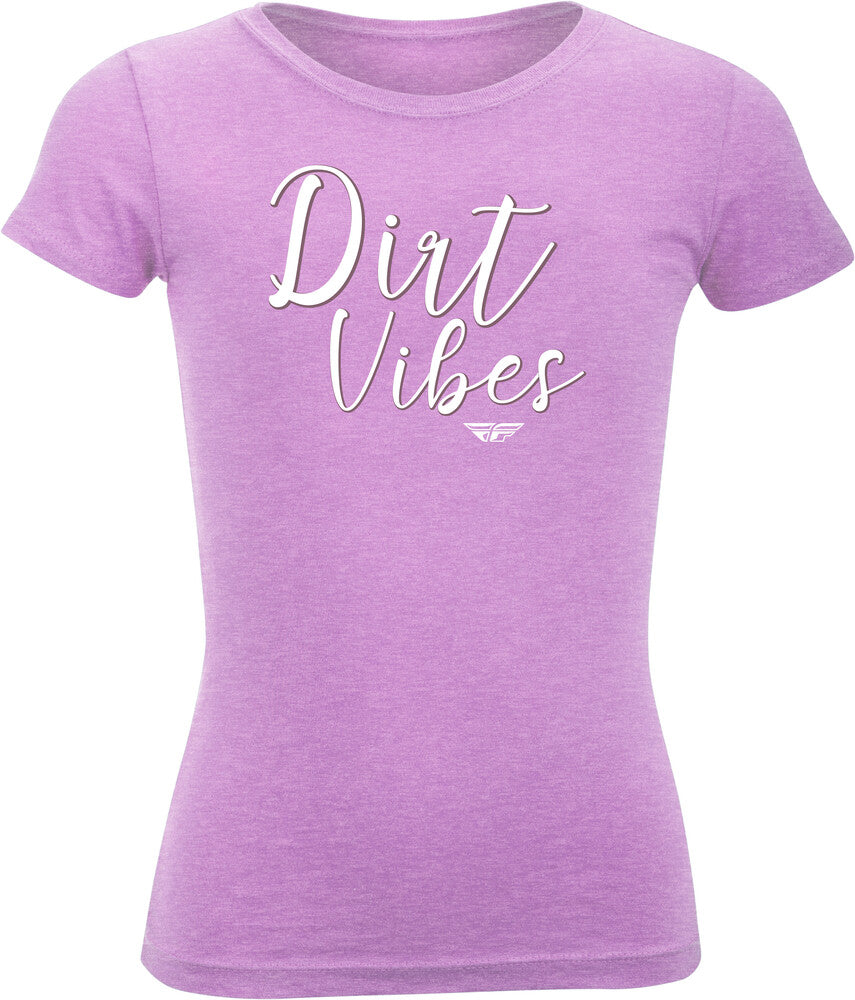 FLY Racing Youth Girls Dirt Vibes Tee - Lilac