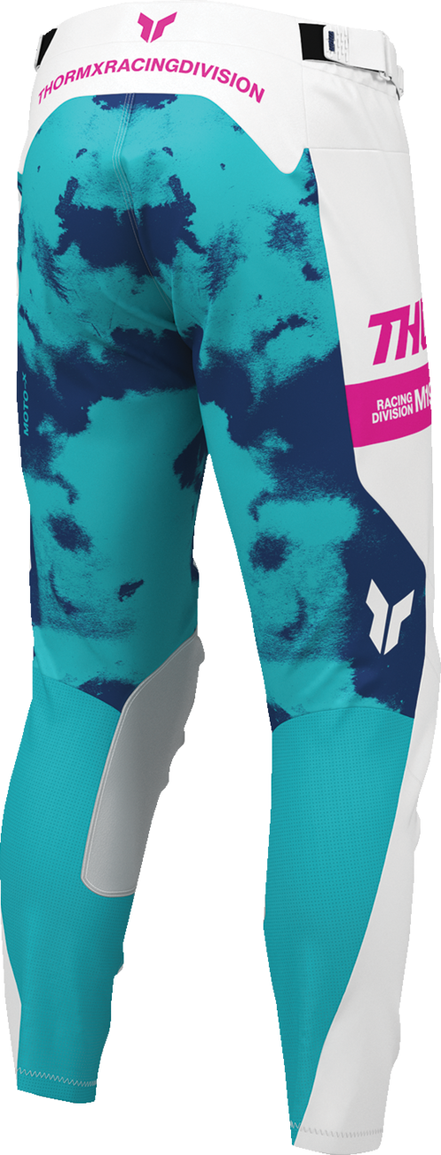 Thor 2026 Launchmode Bleach White/Aqua Jersey Pant Combo